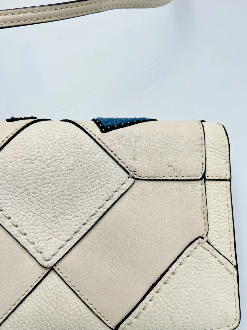 Coach Embellished Canyon Quilt Foldover Crossbody Bag - Picture 8 of 10